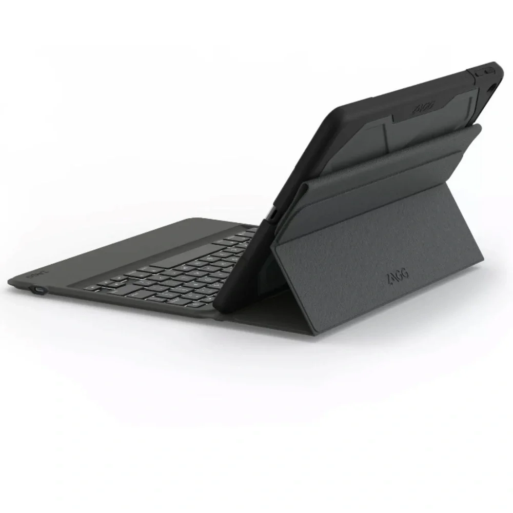 ZAGG Rugged Messenger Wireless Keyboard for iPad Pro 10.5”, 11 Inch Gray/Black